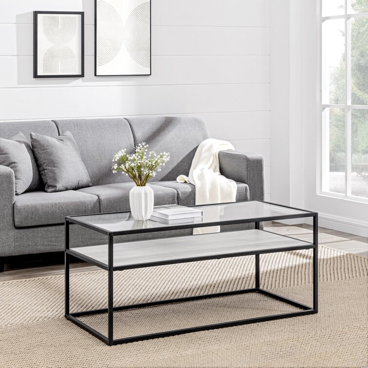 Wayfair coffee online table with fridge